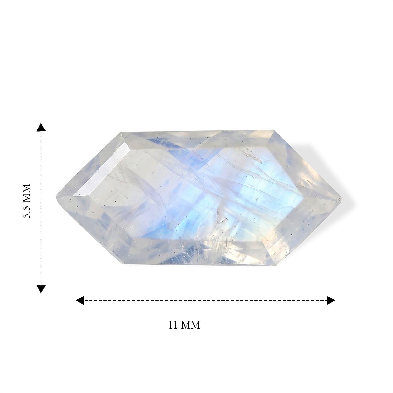 AA Rainbow Moonstone (Fancy 11X5.5 mm) 1.05 ctw