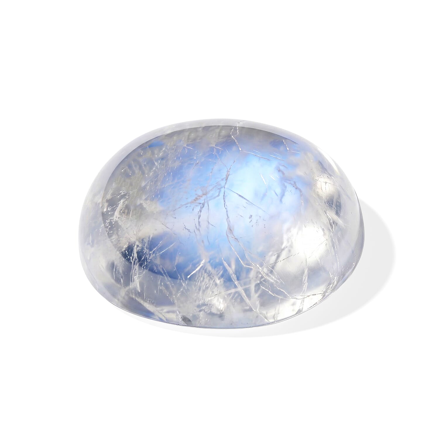 AA Rainbow Moonstone (Ovl 11x9 mm) 3.13 ctw