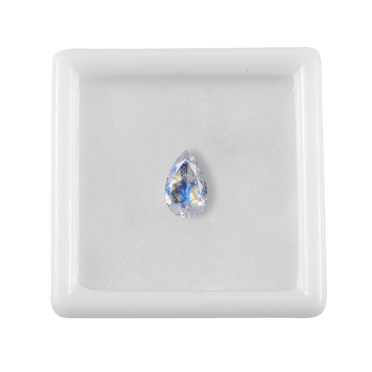 Rainbow Moonstone (Pear 12x7 mm) 1.67 ctw