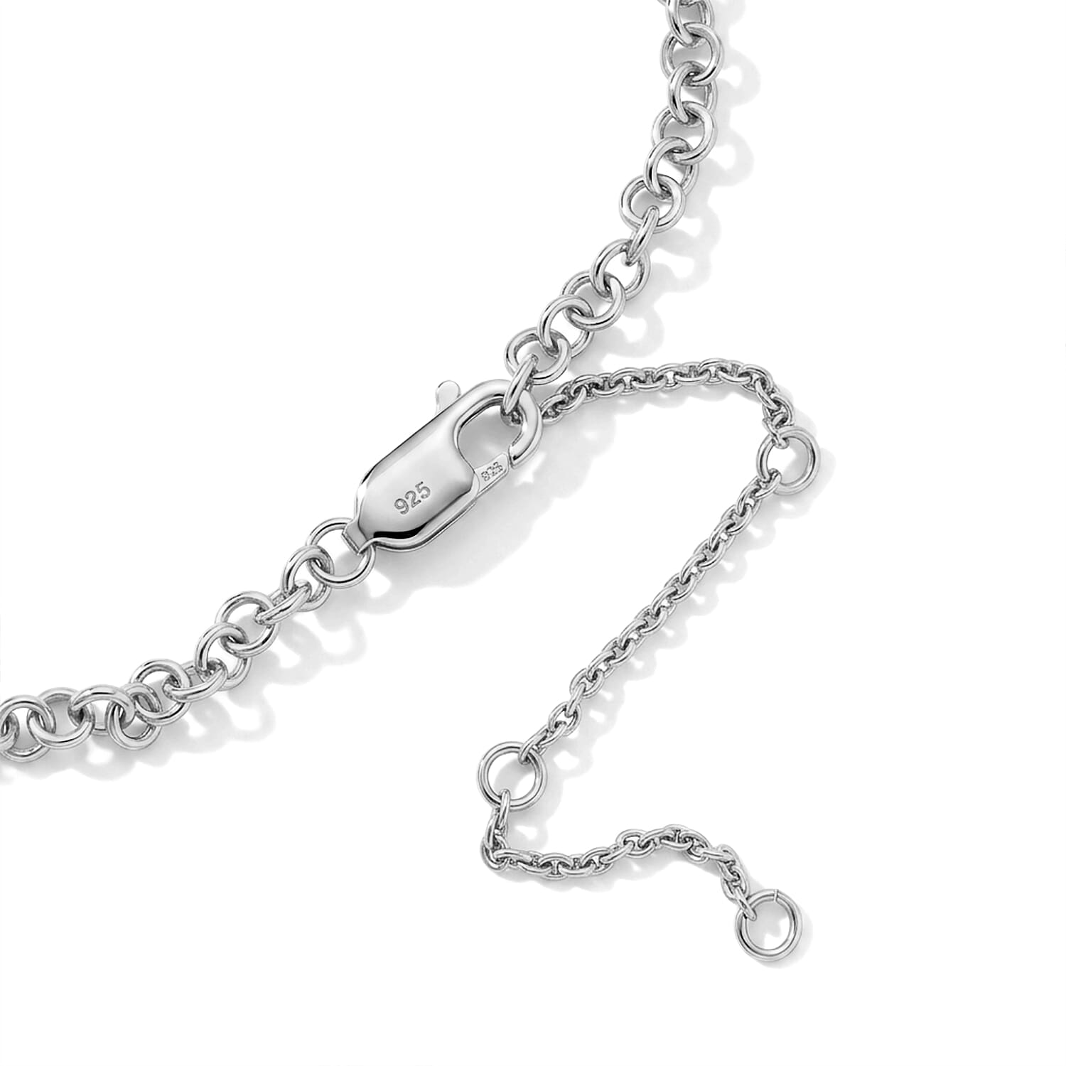 Clarte Moissanite 9.75 ctw Sundial Bracelet in Sterling Silver (7-10In)