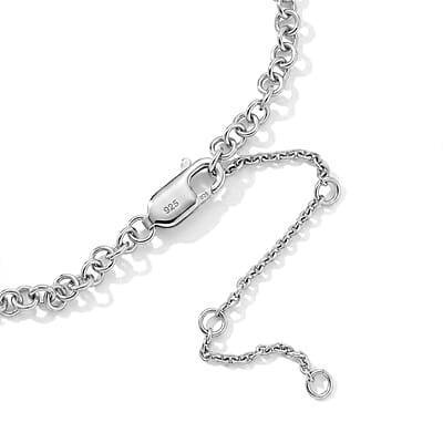 Clarte Moissanite 9.75 ctw Sundial Bracelet in Sterling Silver (7-10In)