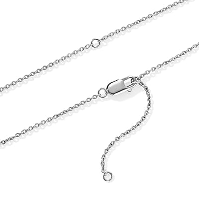 Clarte Moissanite 1.78 ctw Morning Bloom Necklace in Sterling Silver 18-20 Inches