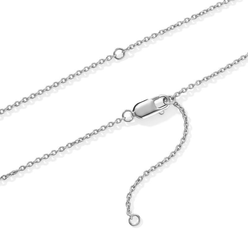 Clarte Morning Bloom Moissanite 1.78 ctw Necklace in Sterling Silver 18-20 Inches