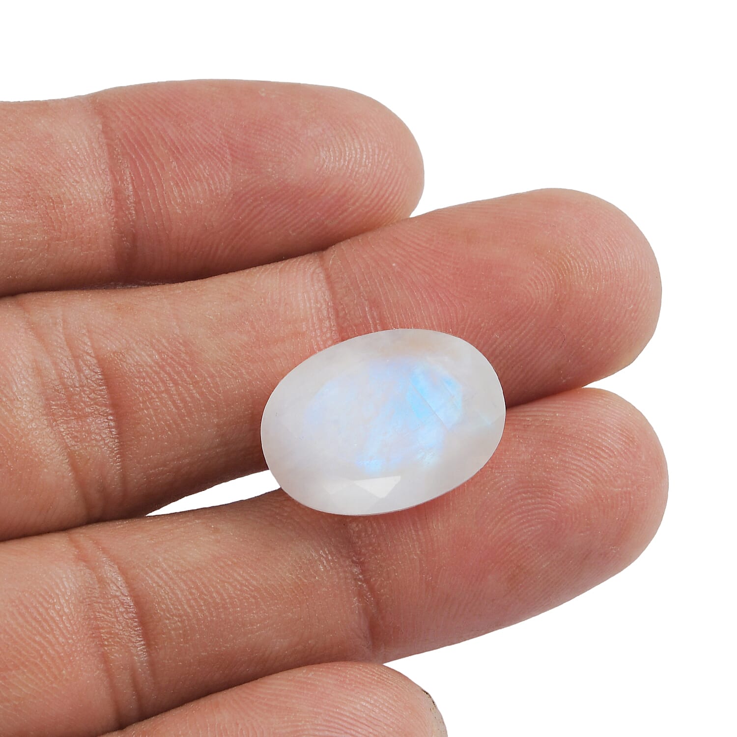 Rainbow Moonstone (Ovl 18X13 mm) 8.50 ctw