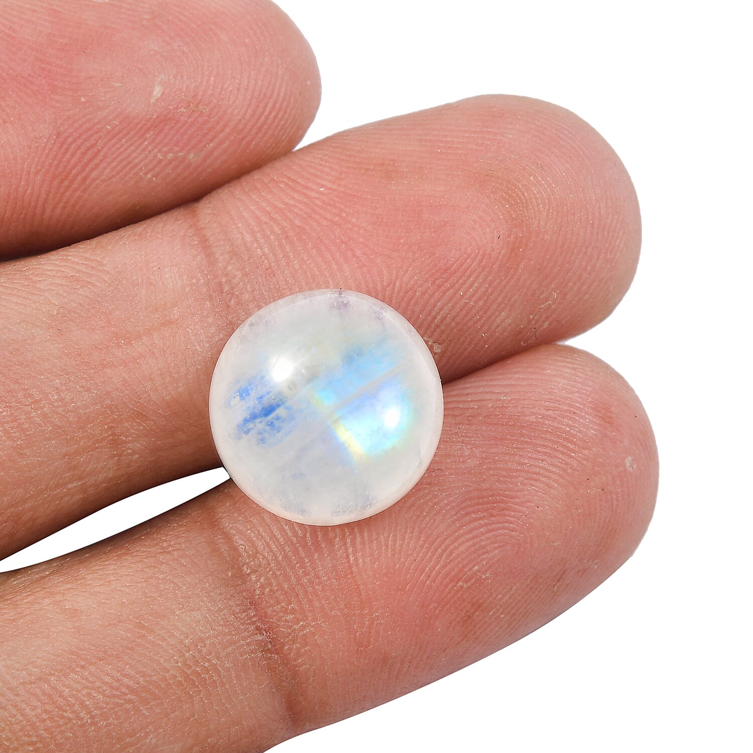 Rainbow Moonstone (Rnd 13 mm) 7.82 ctw
