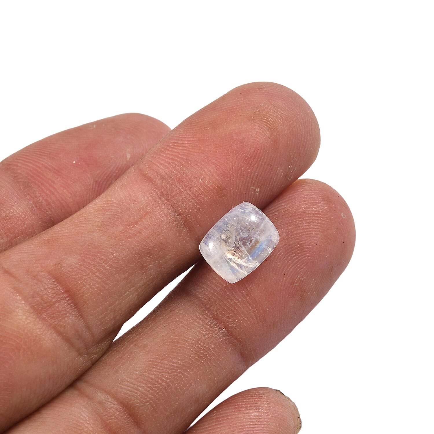 AA Rainbow Moonstone (Cush 10x8 mm) 2.50 ctw