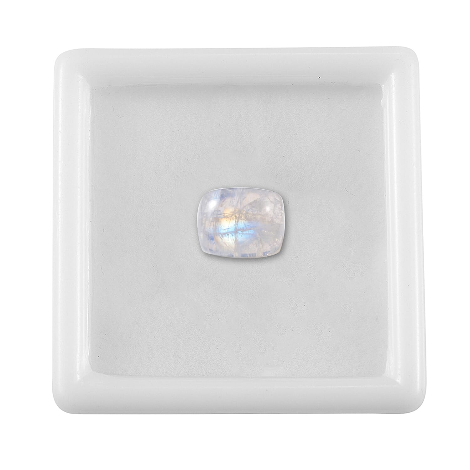 AA Rainbow Moonstone (Cush 10x8 mm) 2.50 ctw