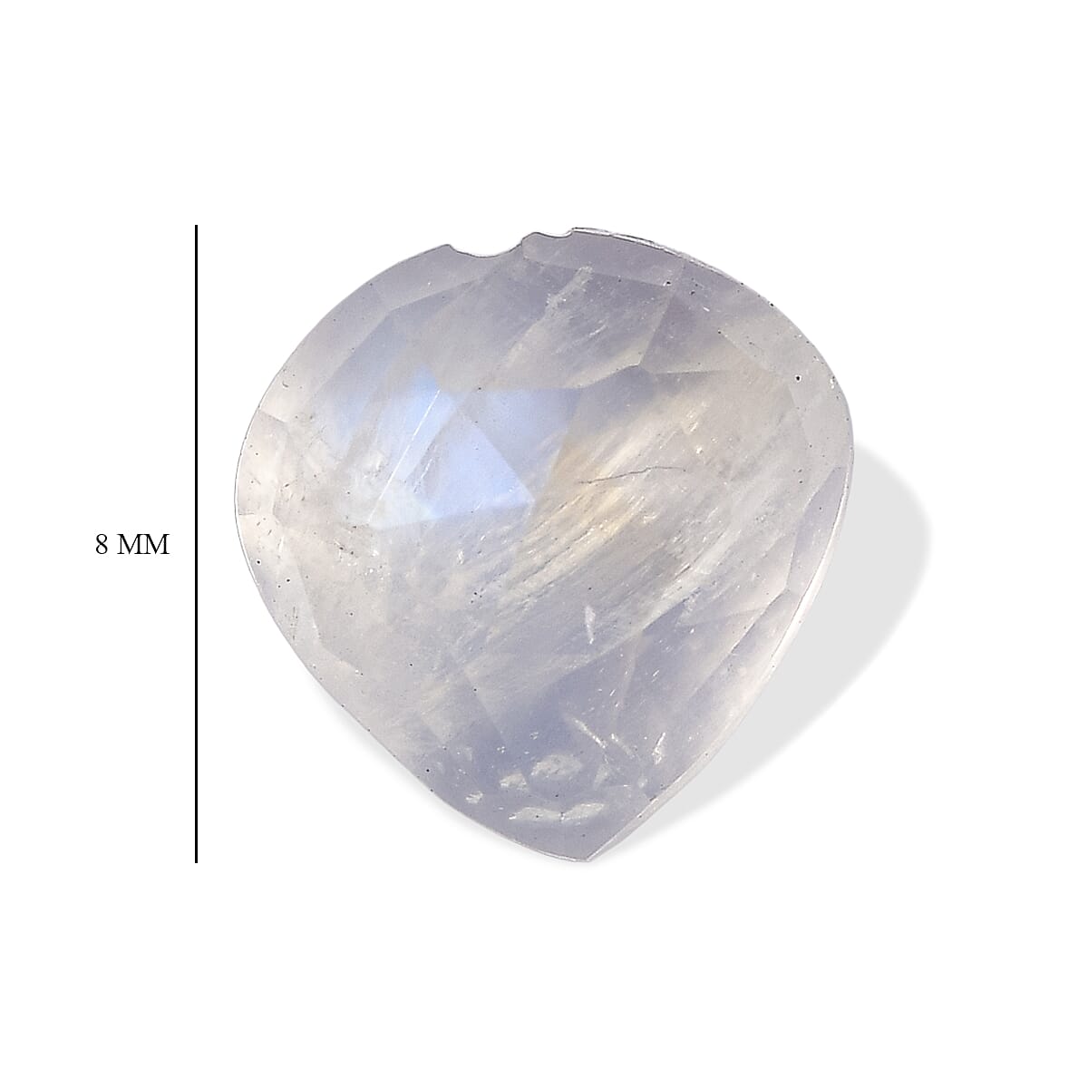 Rainbow Moonstone (Hrt 8 mm) 1.63 ctw