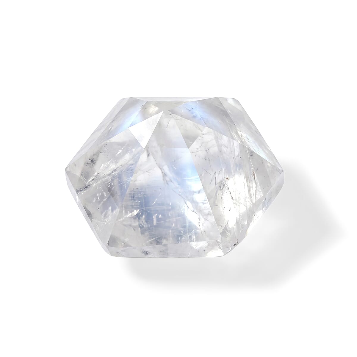 AA Rainbow Moonstone (Hex 6 mm) 0.65 ctw