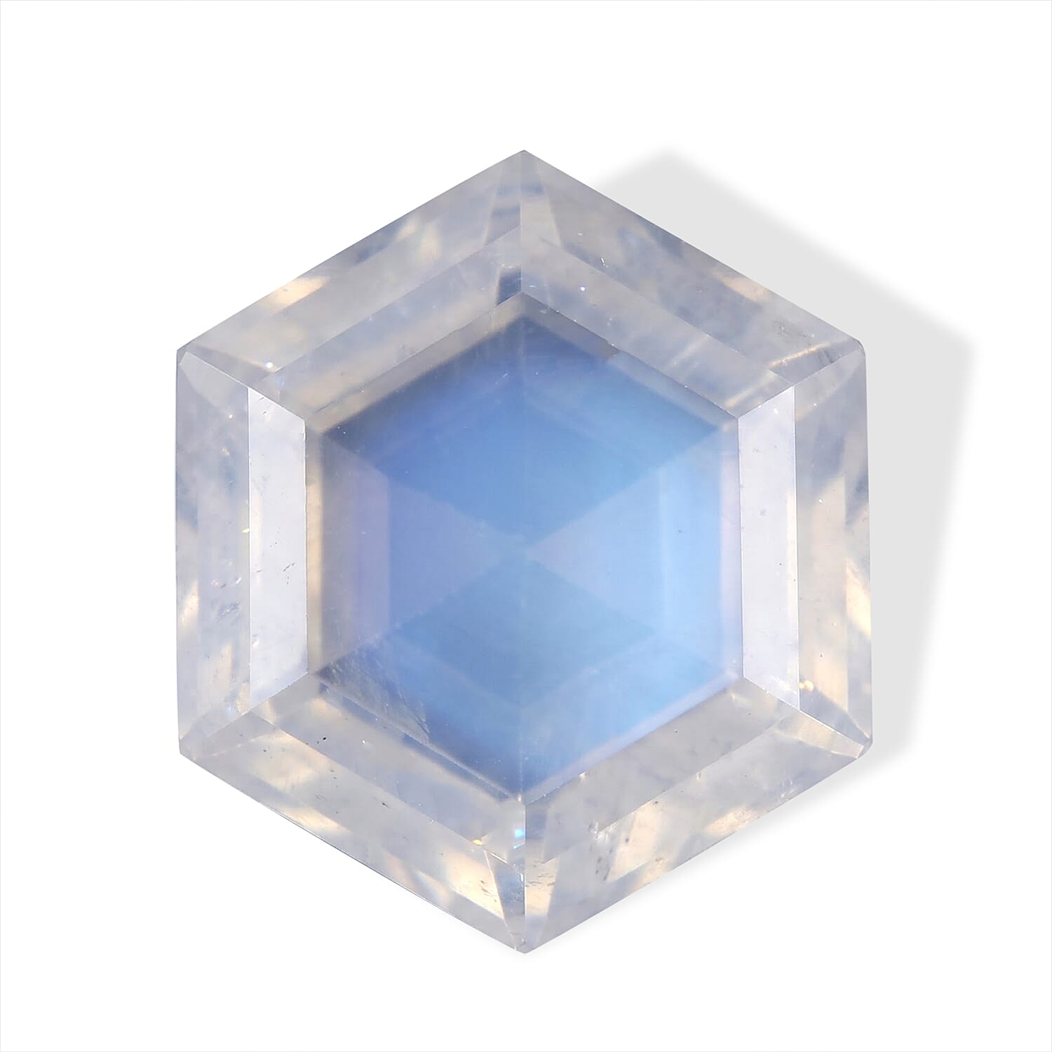Rainbow Moonstone (Hex 7 mm) 1.23 ctw