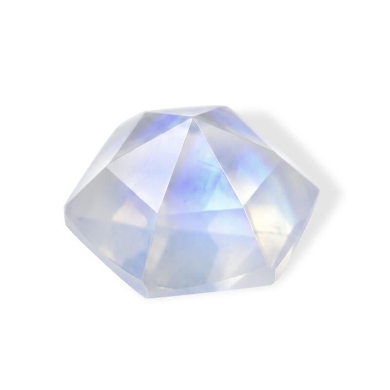 Rainbow Moonstone (Hex 7 mm) 1.23 ctw