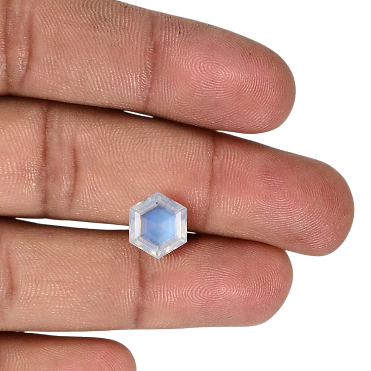 Rainbow Moonstone (Hex 7 mm) 1.23 ctw