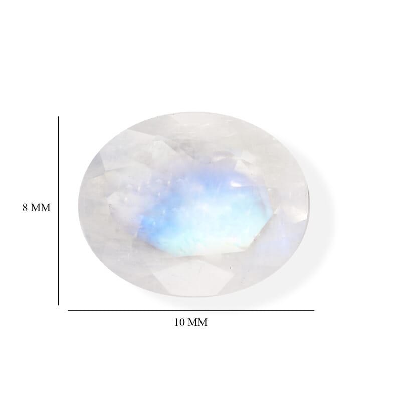 Rainbow Moonstone (Ovl 10x8 mm) 2.20 ctw