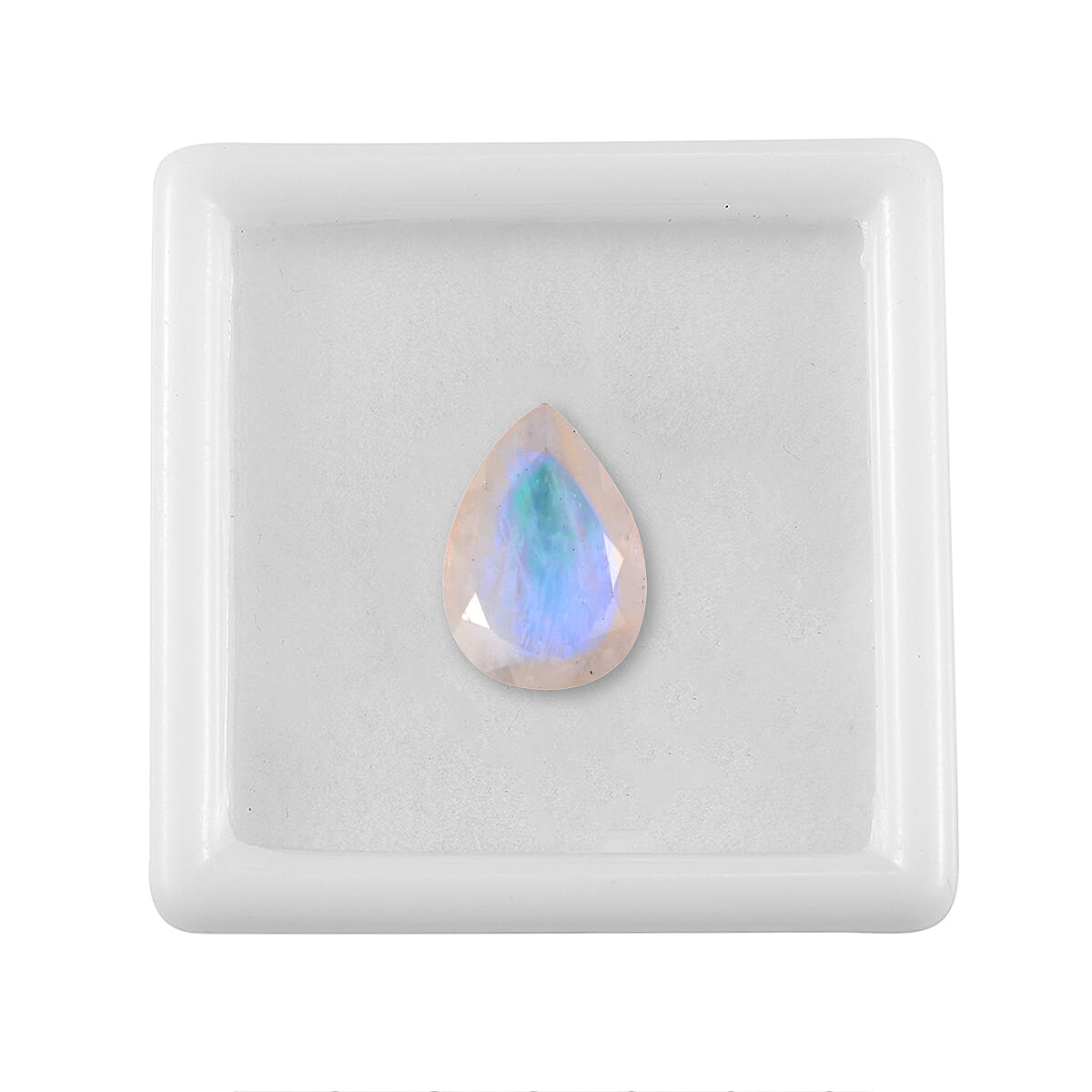 Rainbow Moonstone (Pear 14x10 mm) 4.21 ctw