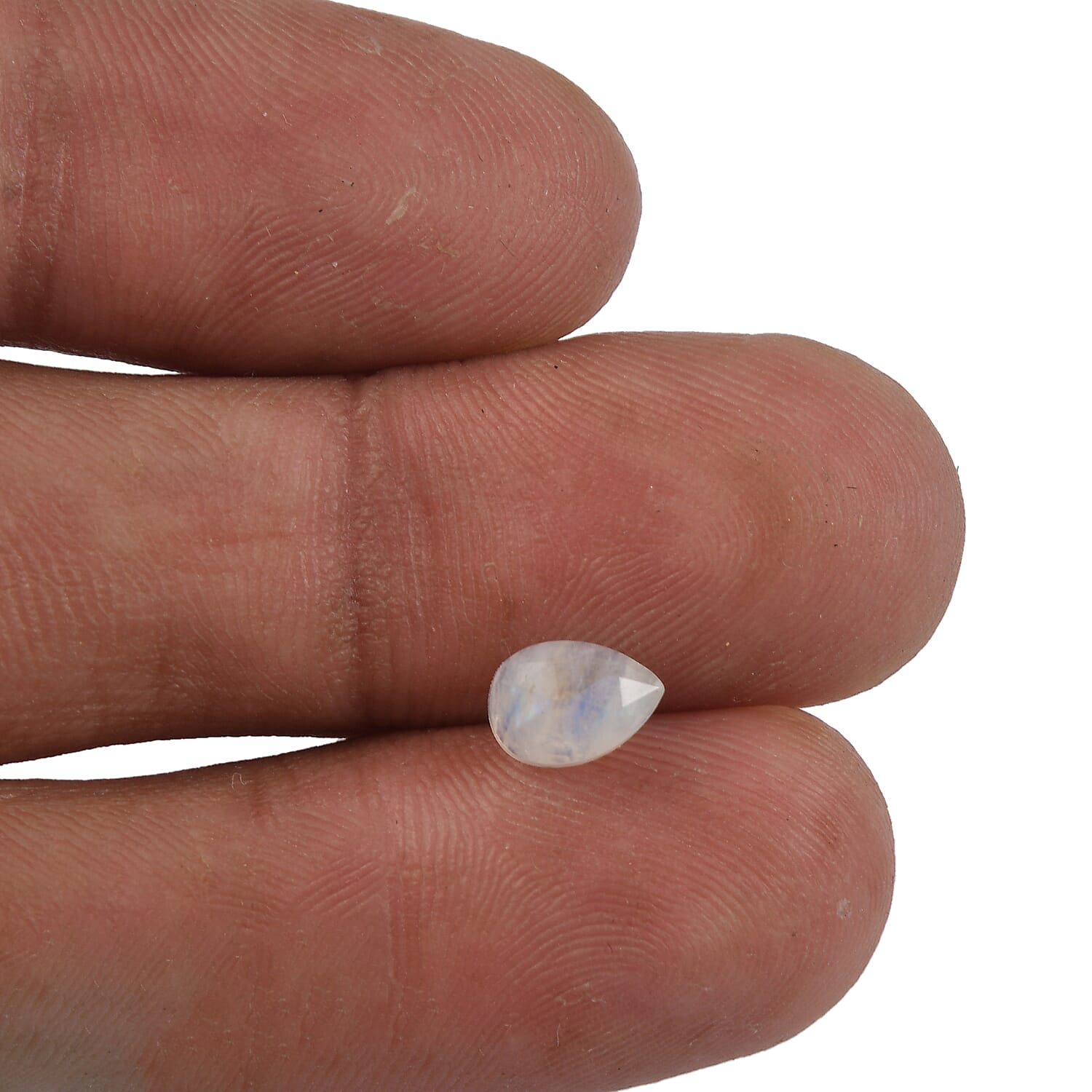 Rainbow Moonstone Set of 2 (Pear 7x5 mm) 1.48 ctw