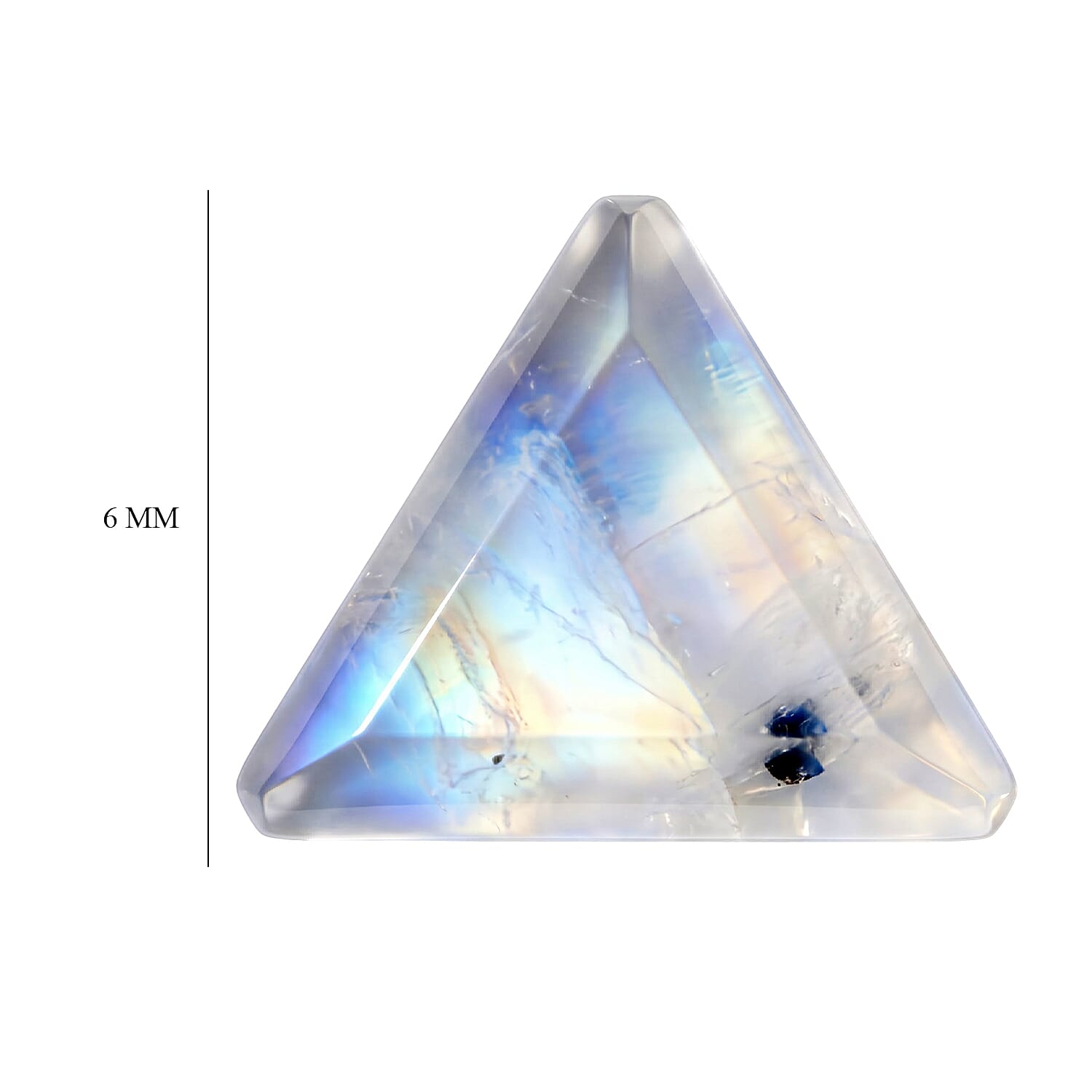Rainbow Moonstone (Trl 6 mm) 0.87 ctw