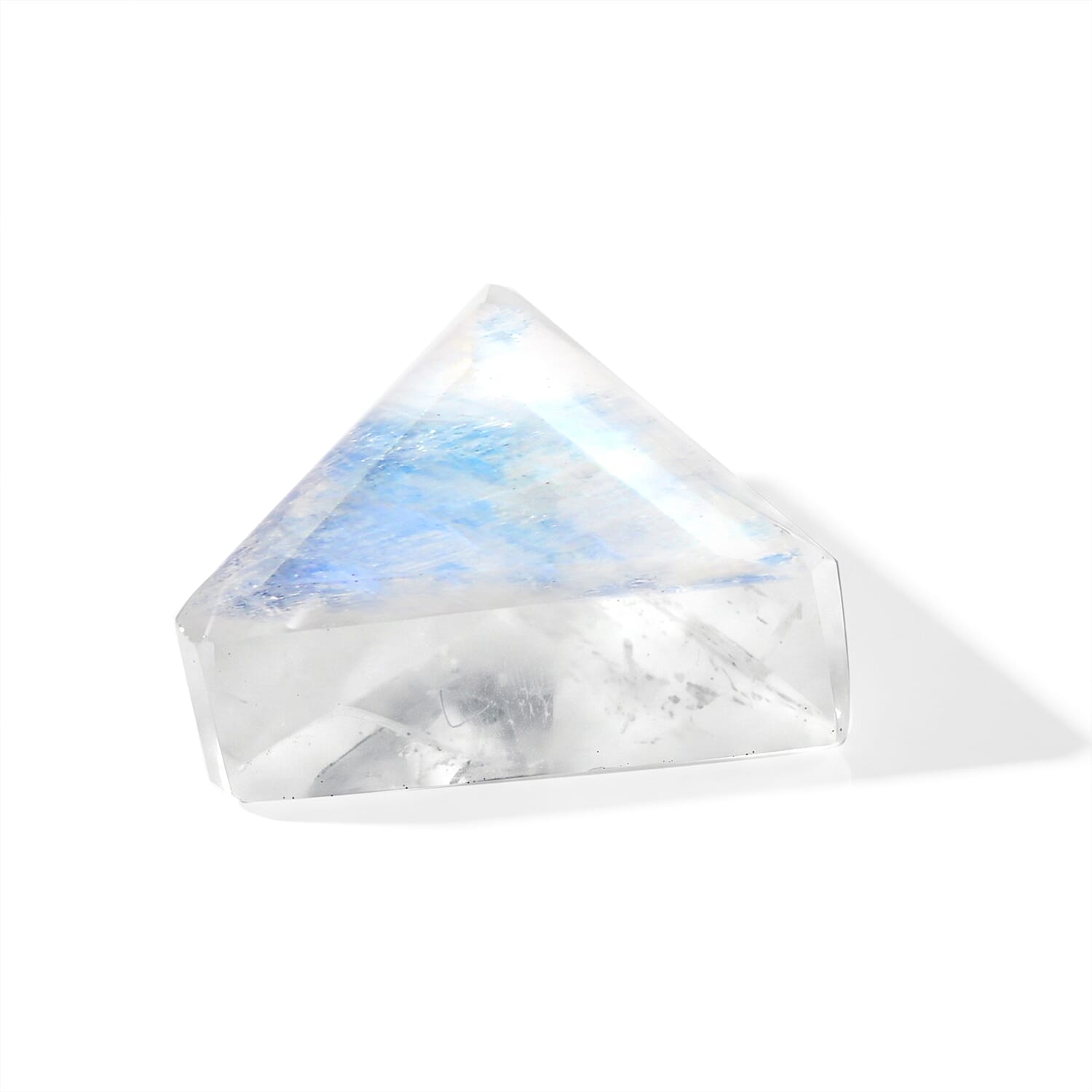 AA Rainbow Moonstone (Trl 7 mm) 0.84 ctw