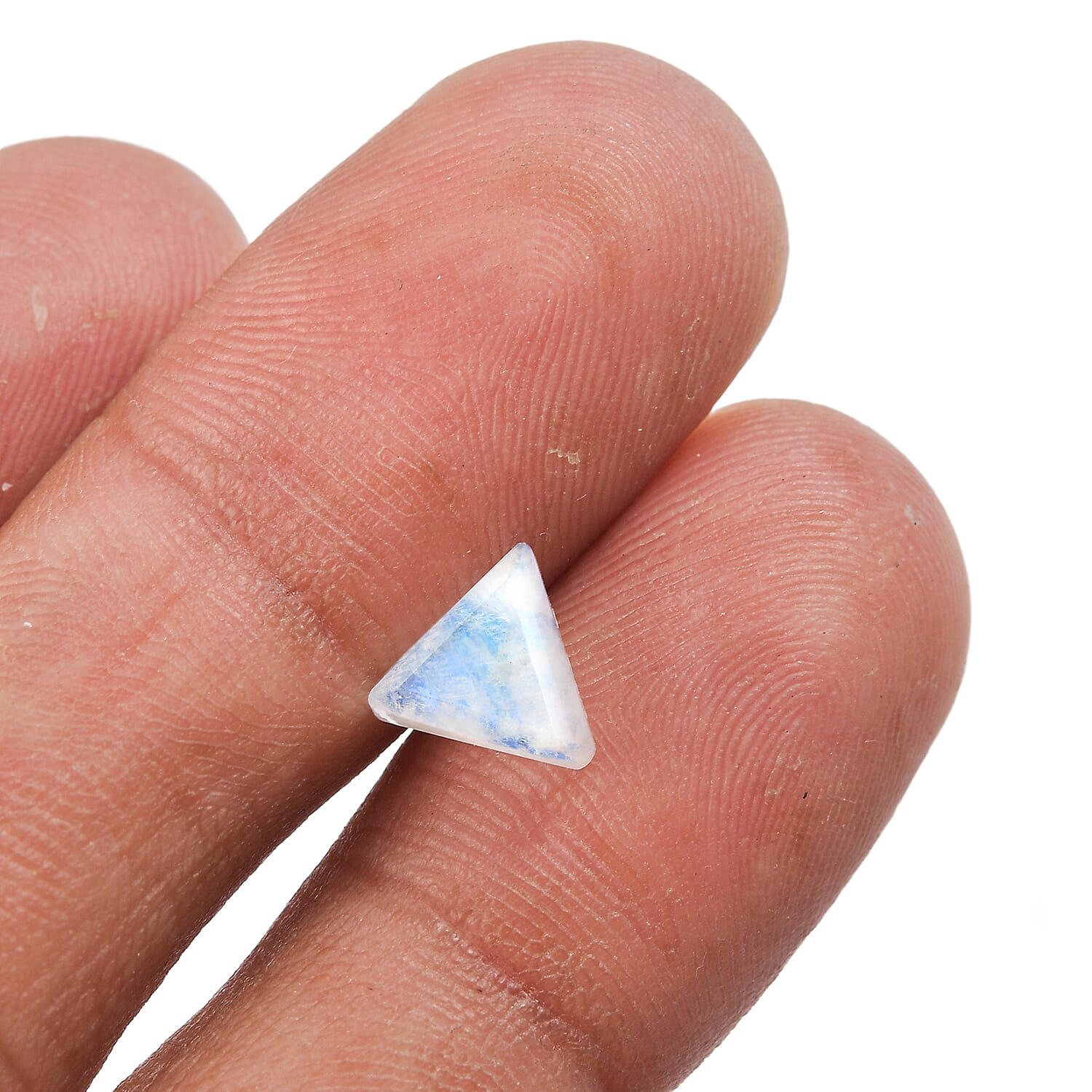 AA Rainbow Moonstone (Trl 7 mm) 0.84 ctw