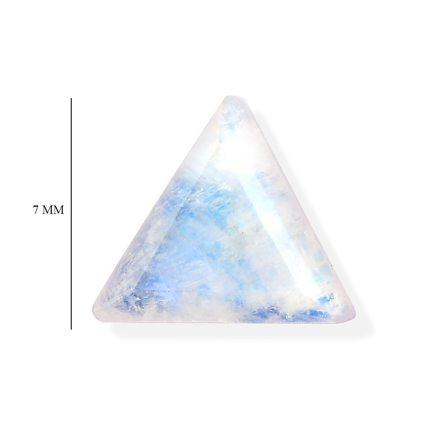 AA Rainbow Moonstone (Trl 7 mm) 0.84 ctw