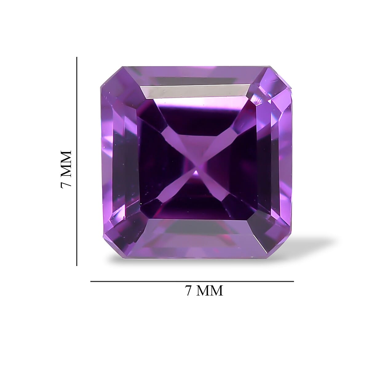 AAA Lab Grown Color Change Sapphire (Oct 7x7 mm) 2.26 ctw