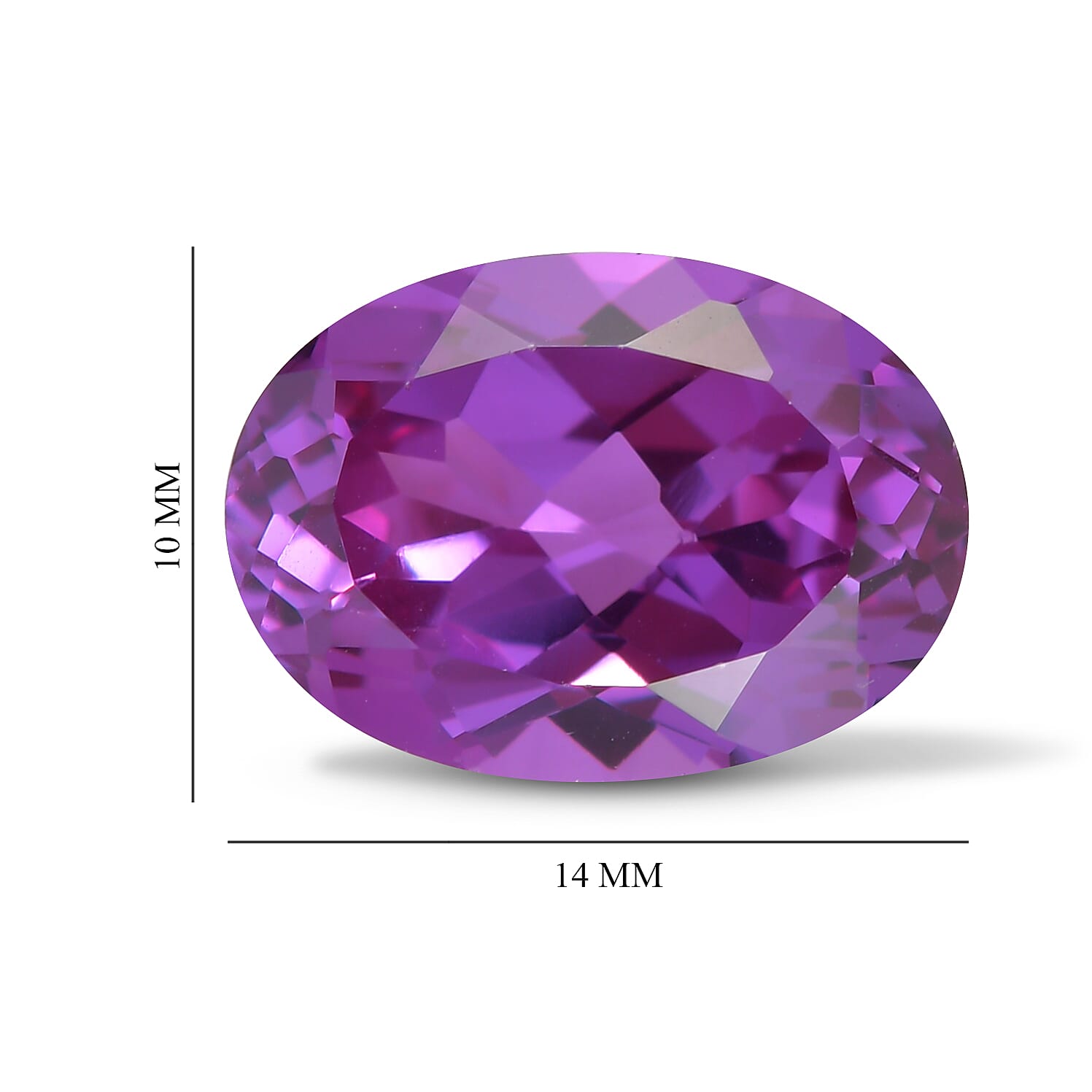 Lab Grown Color Change Sapphire (Ovl 14X10 mm) 7.94 ctw