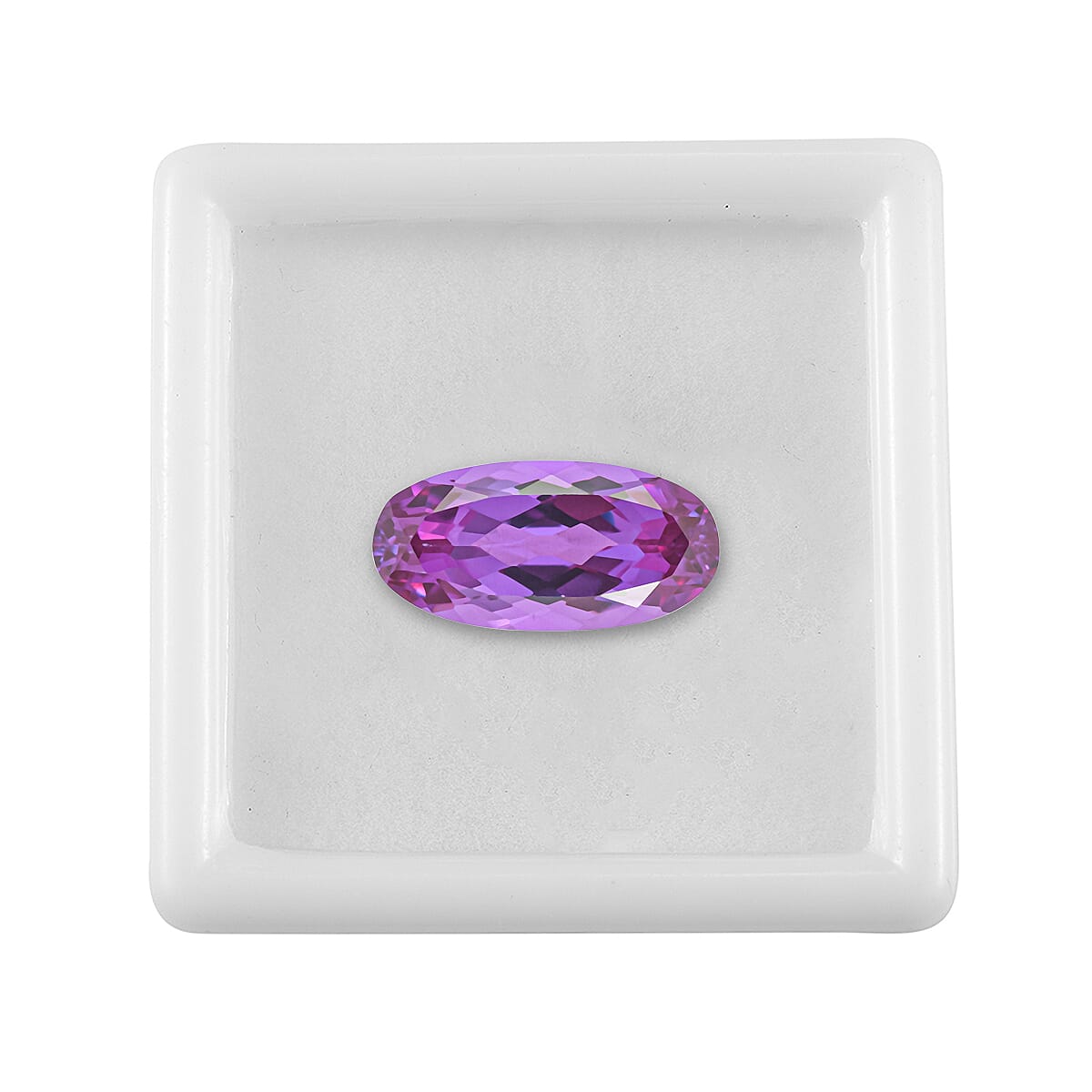 Lab Grown Color Change Sapphire (Ovl 18x9 mm) 8.74 ctw