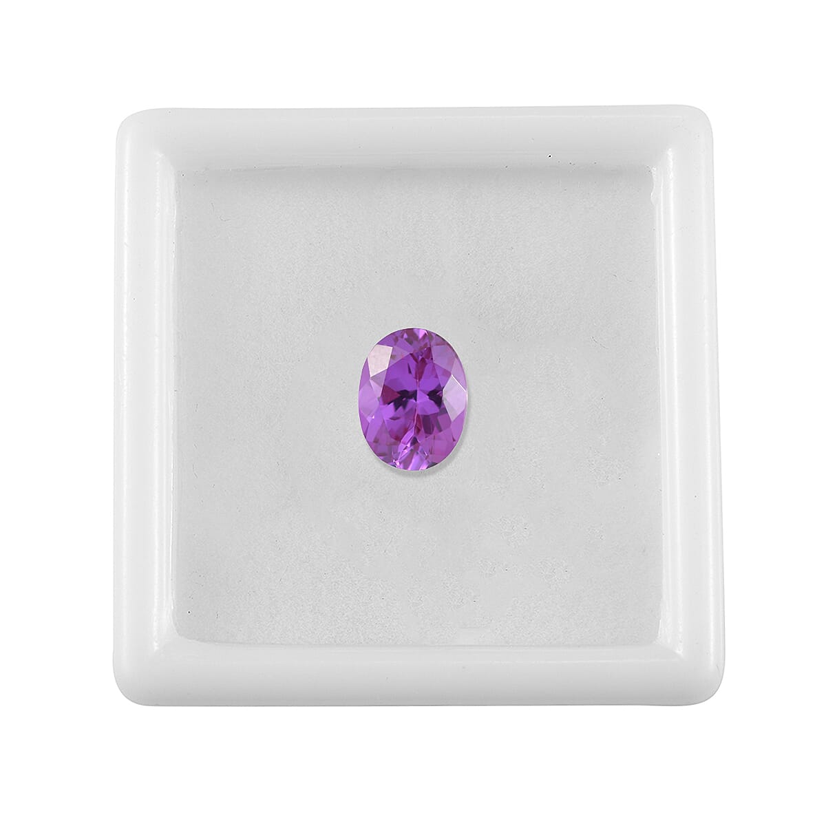 Lab Grown Color Change Sapphire (Ovl 9X7 mm) 2.20 ctw