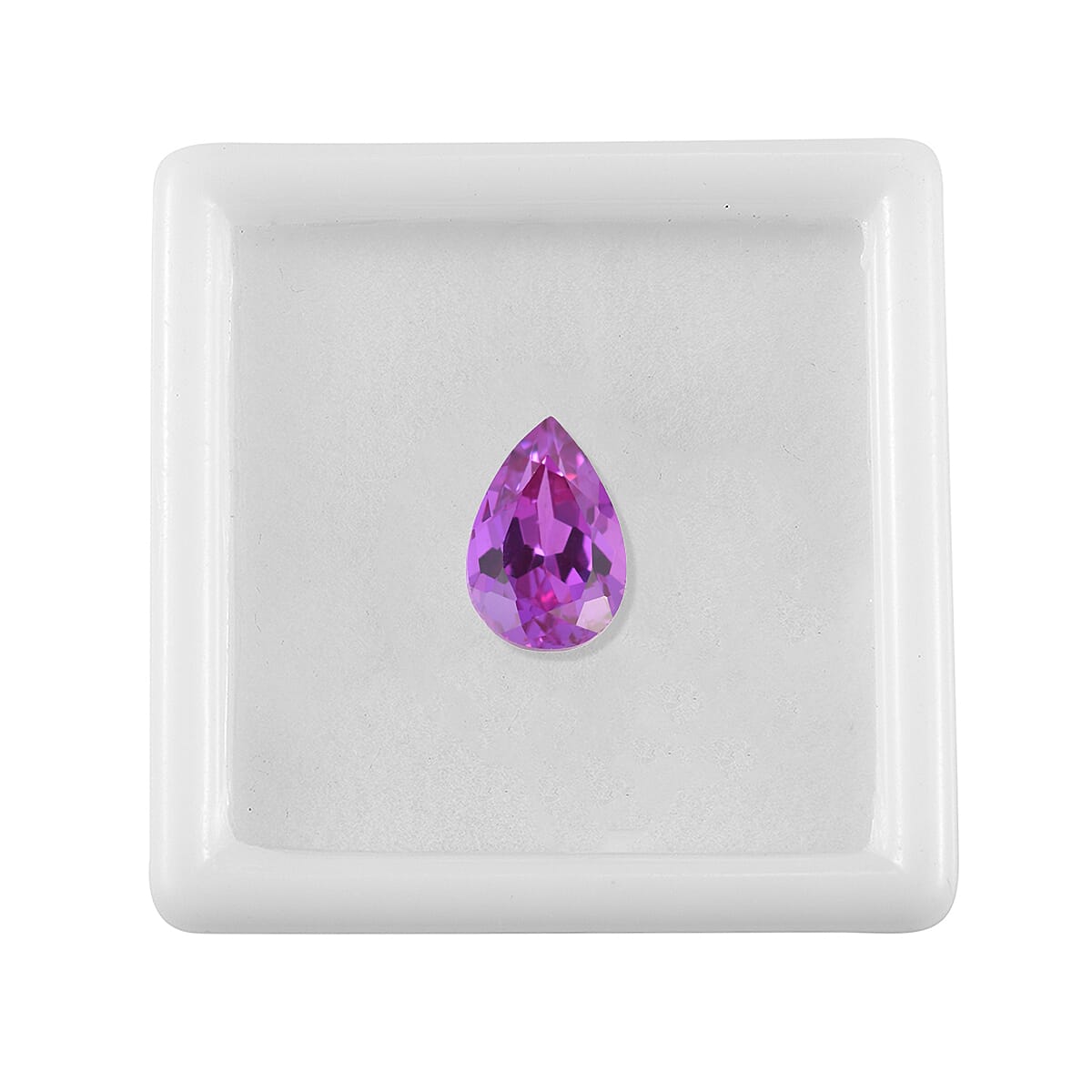 Lab Grown Color Change Sapphire (Pear 12x8 mm) 3.89 ctw