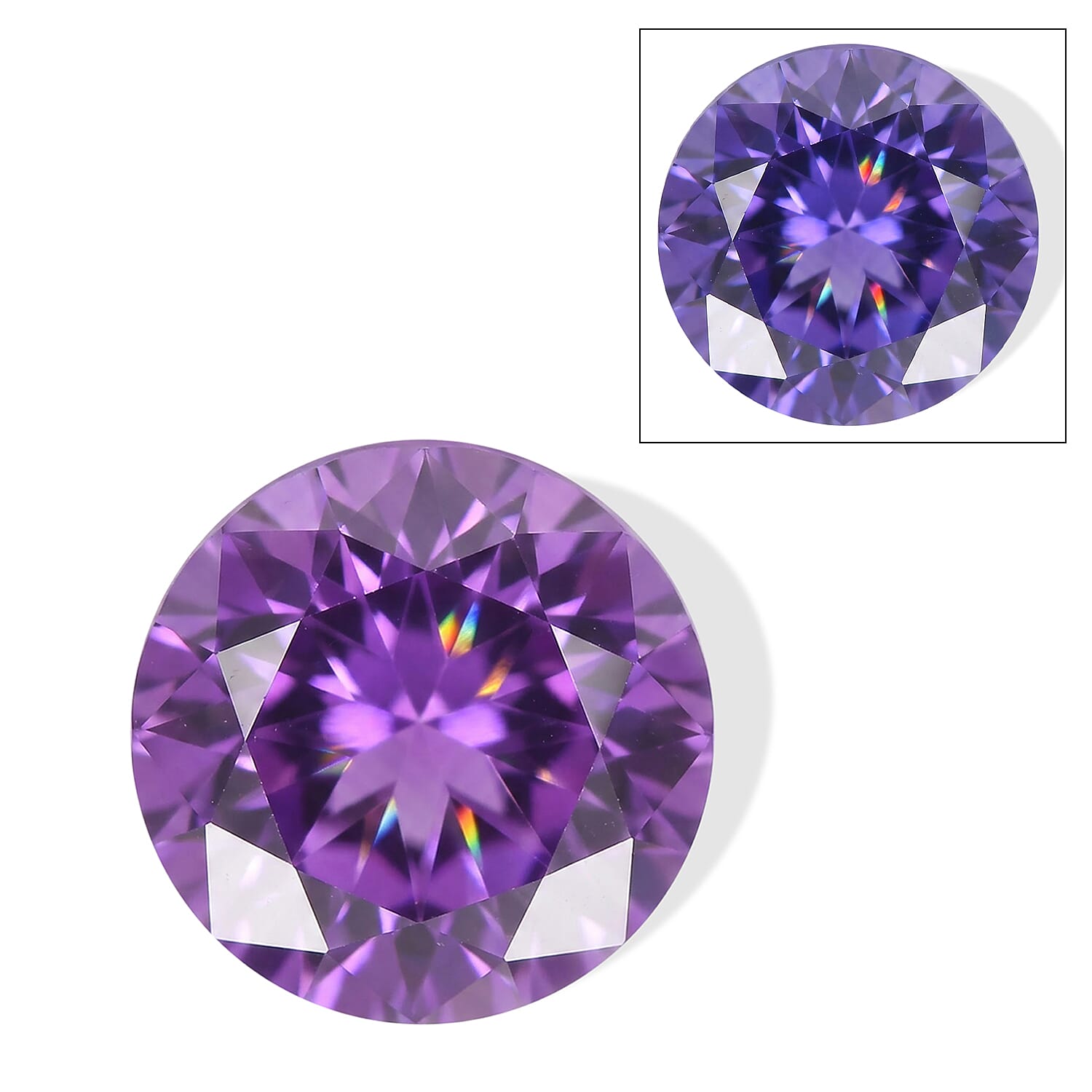 Lab Grown Color Change Sapphire (Rnd 6.5 mm) 1.32 ctw