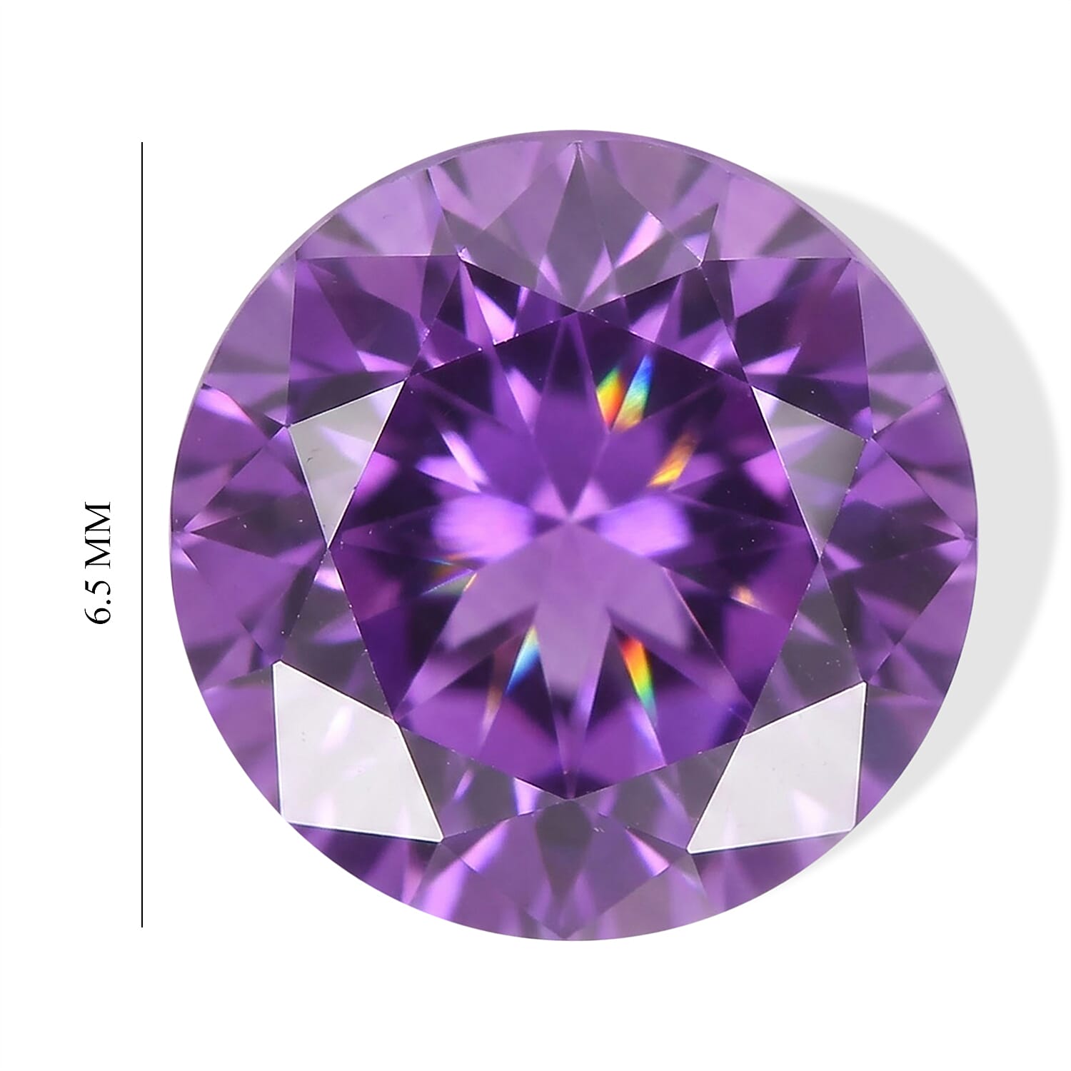 Lab Grown Color Change Sapphire (Rnd 6.5 mm) 1.32 ctw