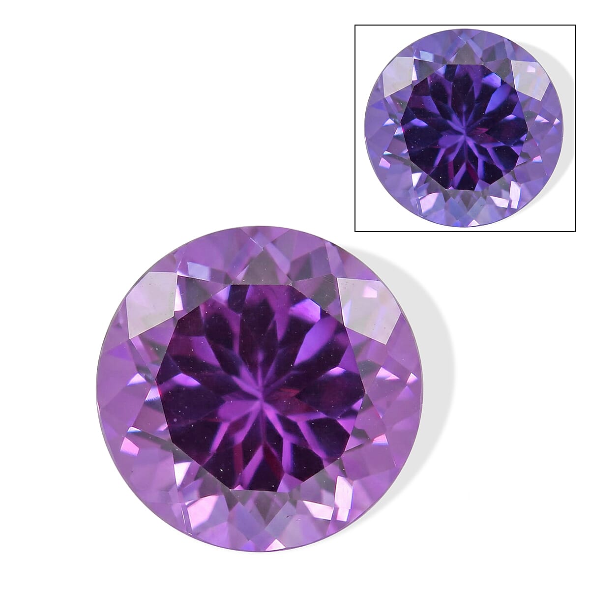 AAA Lab Grown Color Change Sapphire (Rnd 6.5 mm) 1.23 ctw