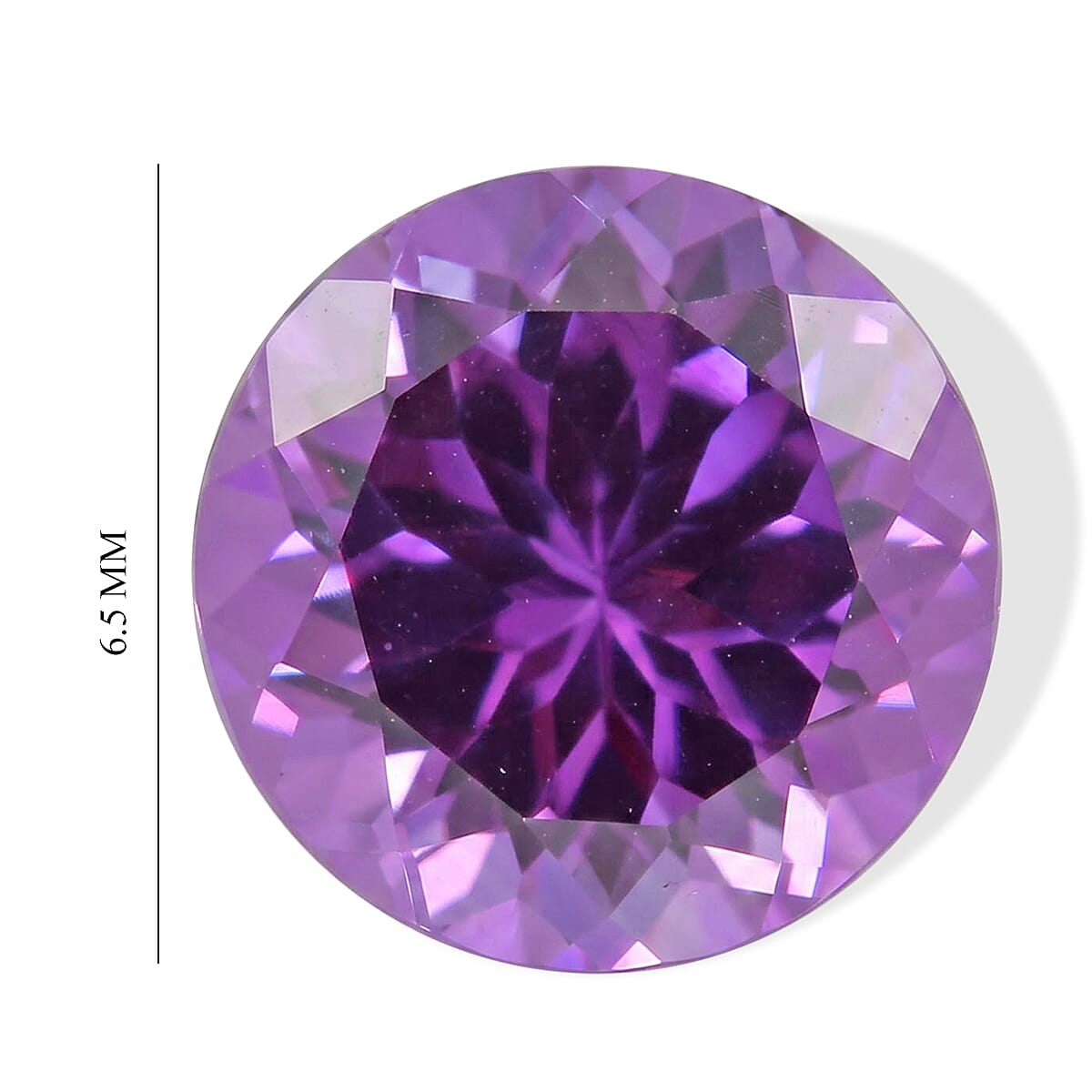 AAA Lab Grown Color Change Sapphire (Rnd 6.5 mm) 1.23 ctw