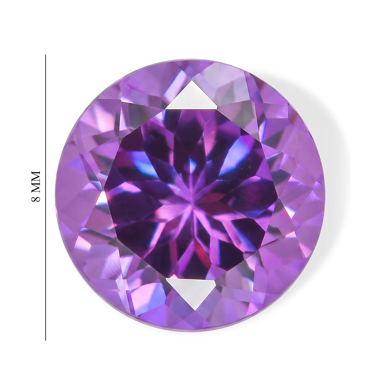 Lab Grown Color Change Sapphire (Rnd 8 mm) 2.40 ctw