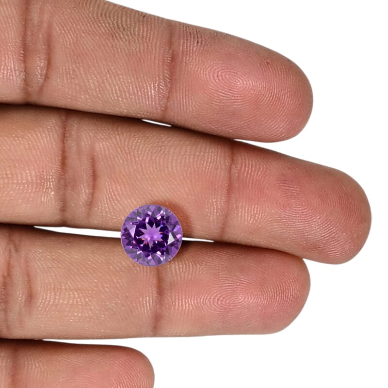 Lab Grown Color Change Sapphire (Rnd 9 mm) 3.50 ctw
