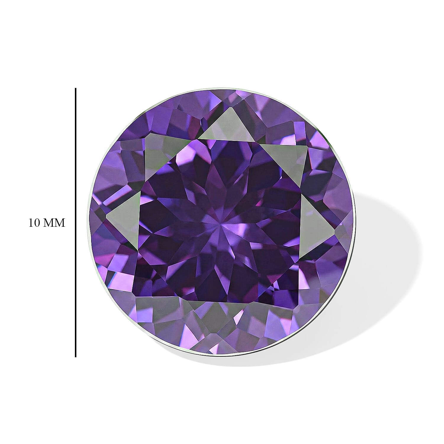 Lab Grown Color Change Sapphire (Rnd 10 mm) 5.04 ctw