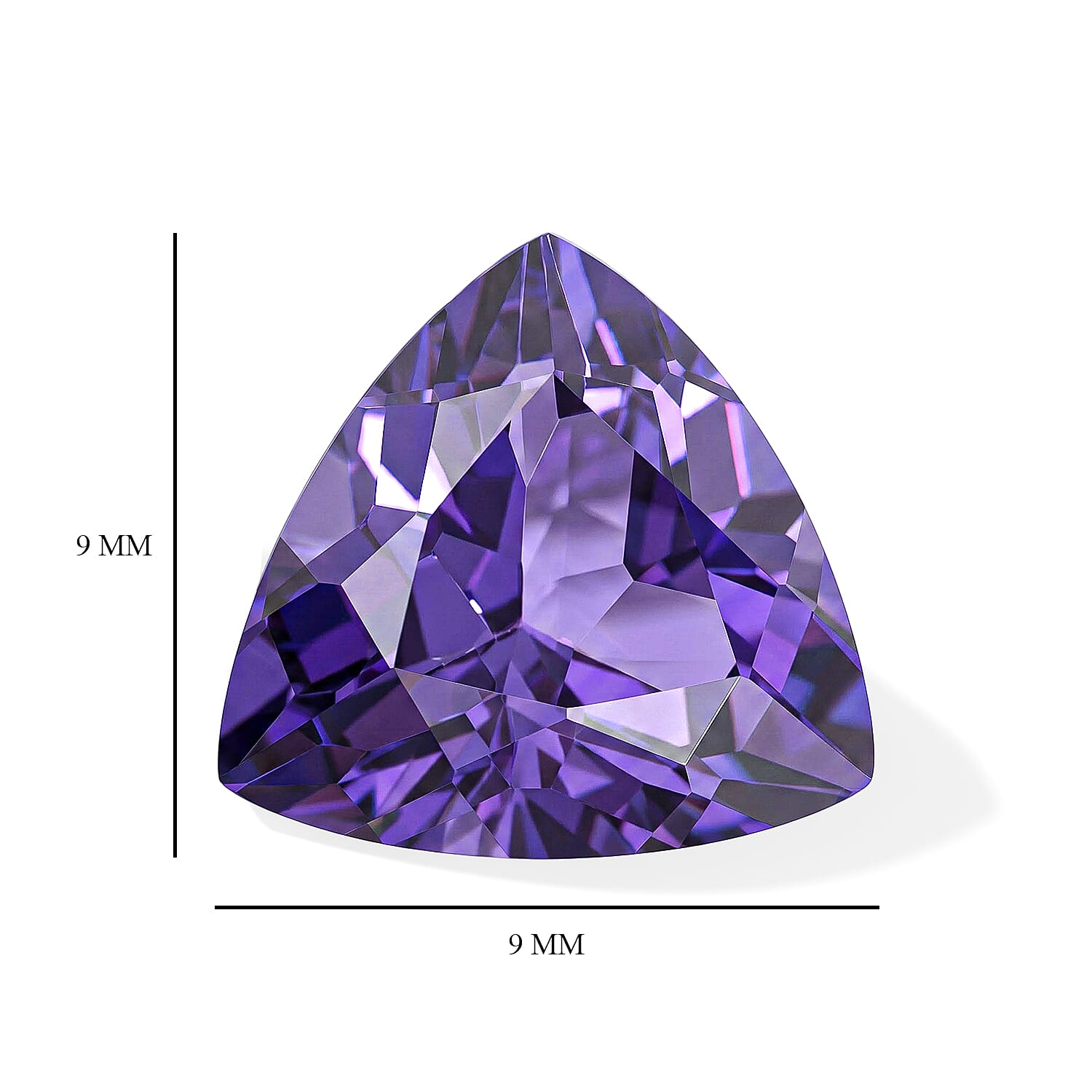 Lab Grown Color Change Sapphire (Trl 9 mm) 3.13 ctw