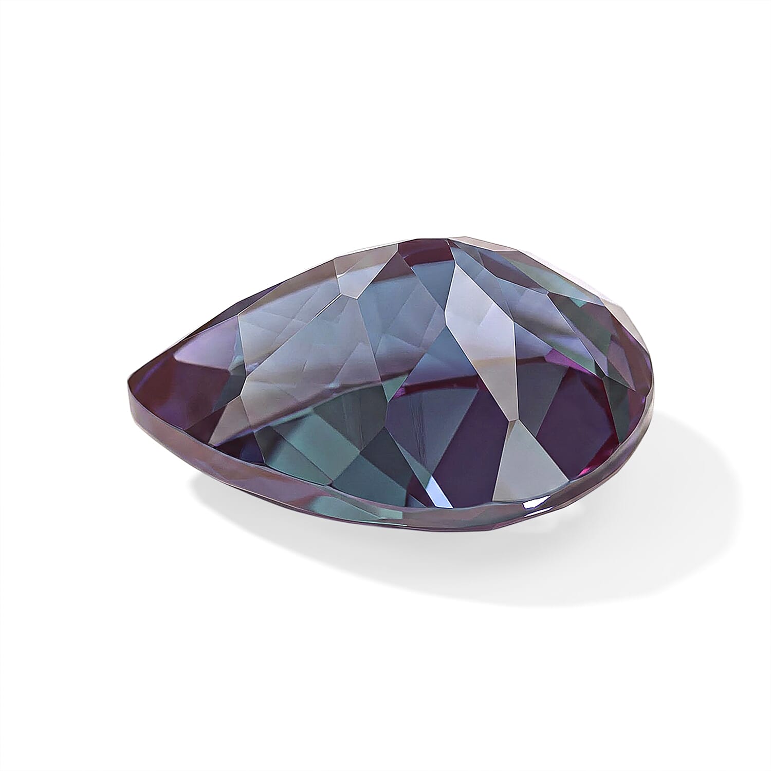 Lab Grown Alexandrite (Pear 10x7 mm) 1.78 ctw