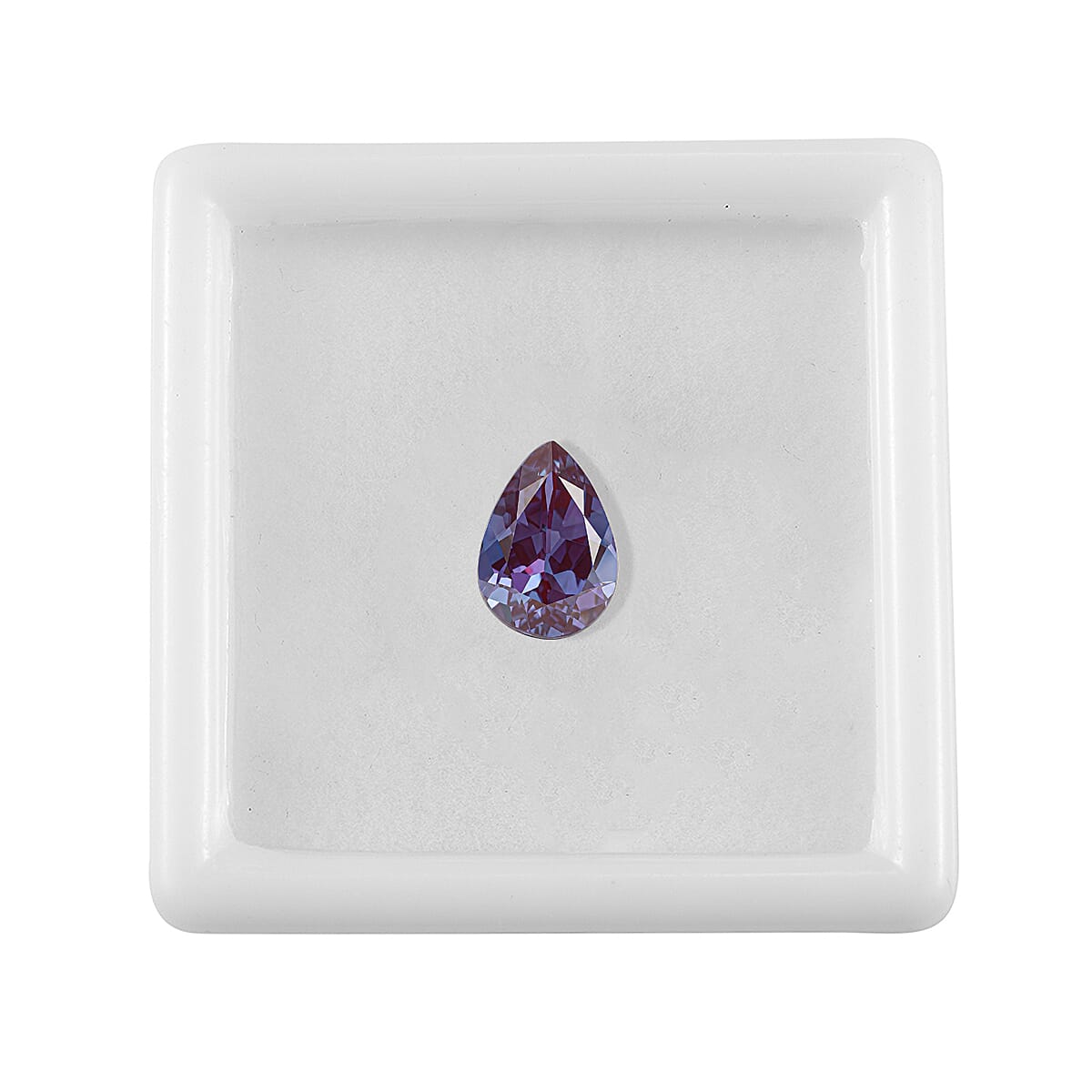 Lab Grown Alexandrite (Pear 10x7 mm) 1.78 ctw