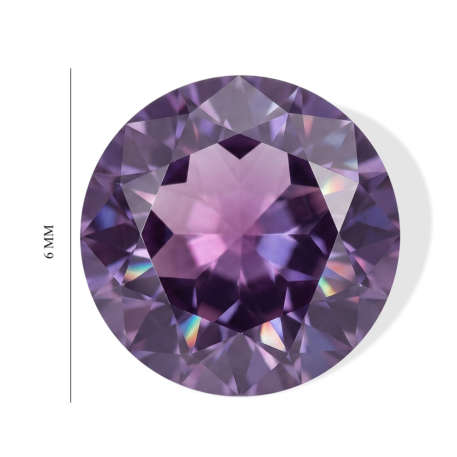 Lab Grown Alexandrite (Rnd 6 mm) 0.75 ctw