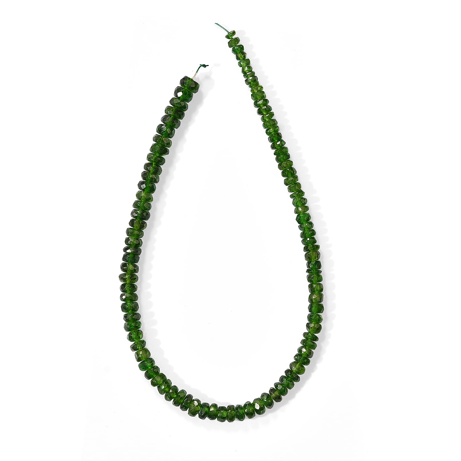 GCS Chrome Diopside Beaded Strand 34.80 ctw