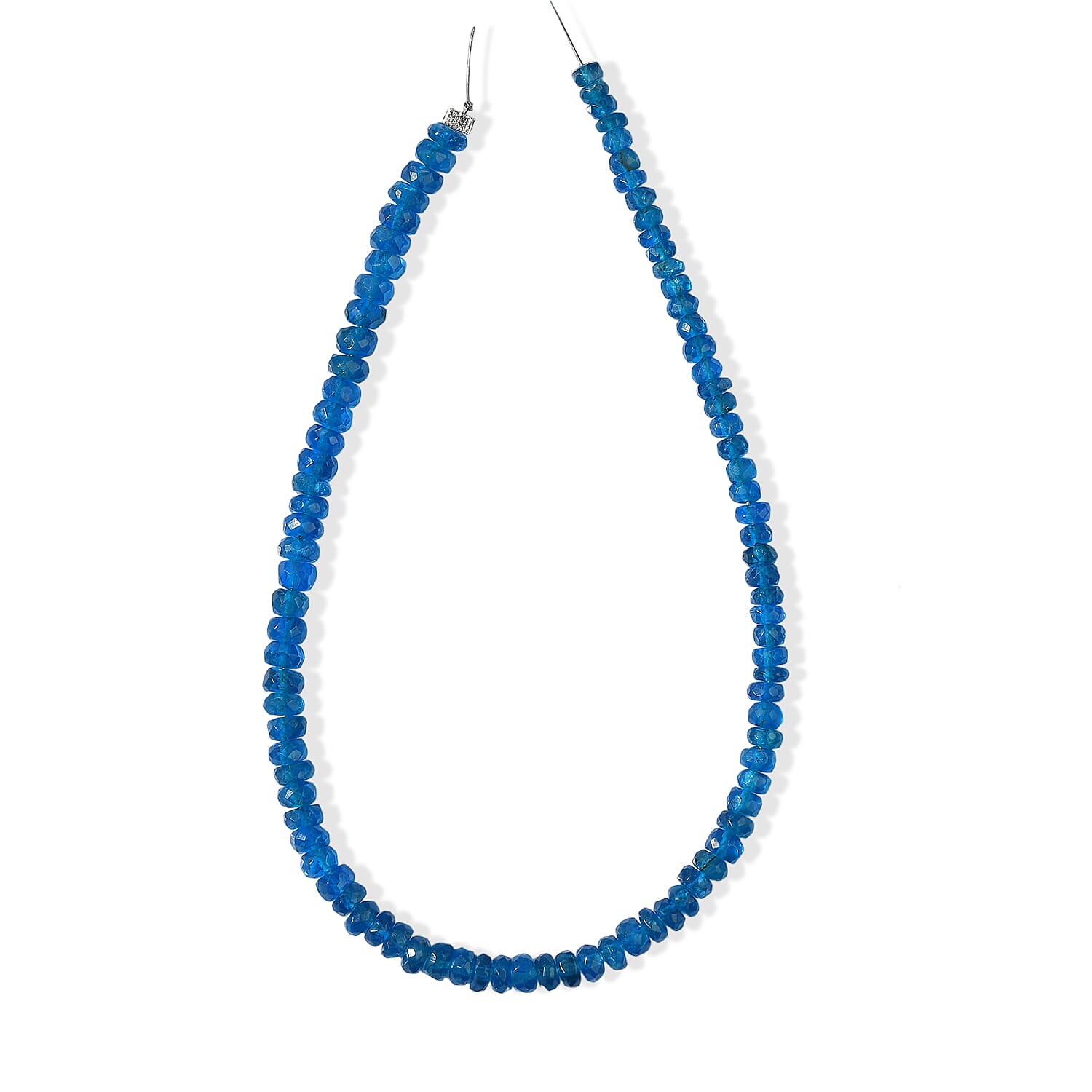 GCS Neon Apatite Beaded Strand 28.00 ctw