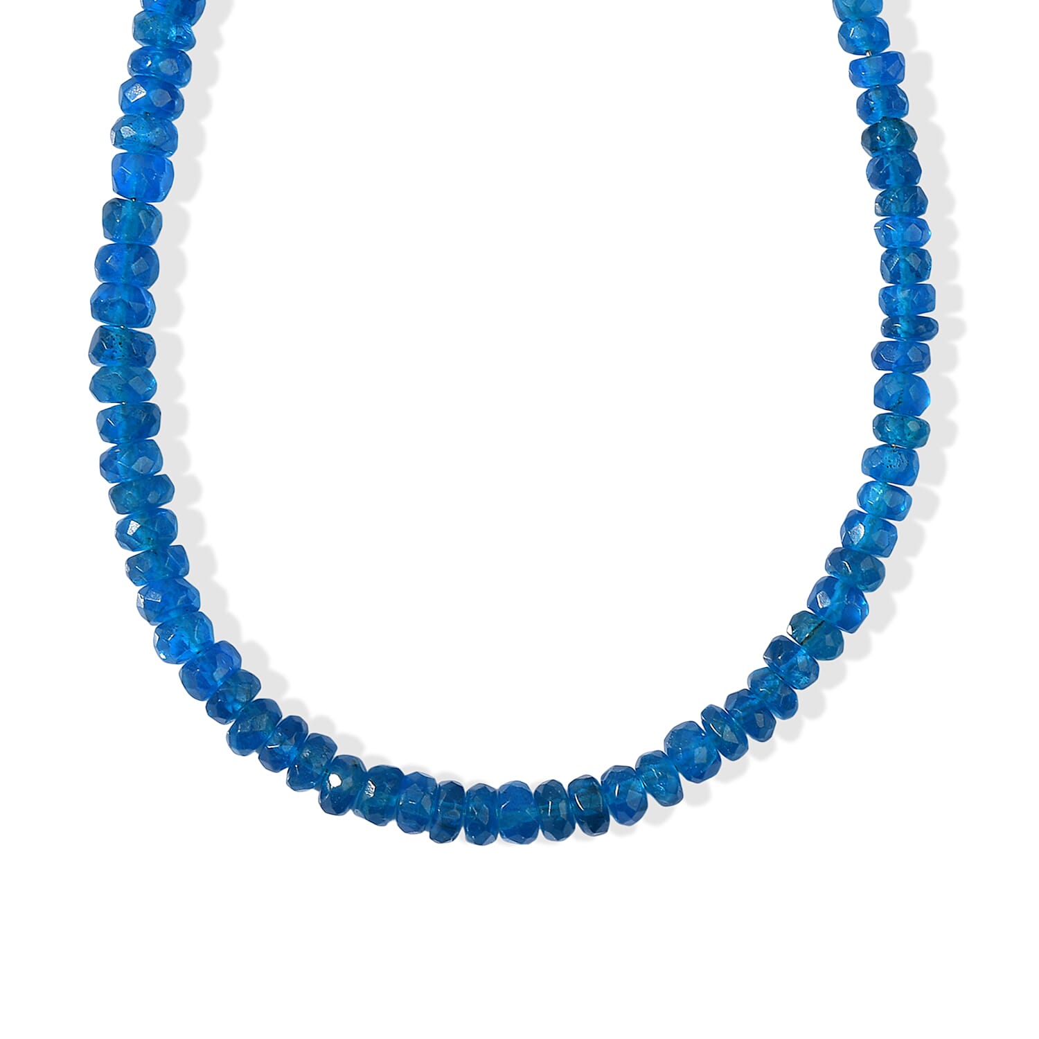 GCS Neon Apatite Beaded Strand 28.00 ctw