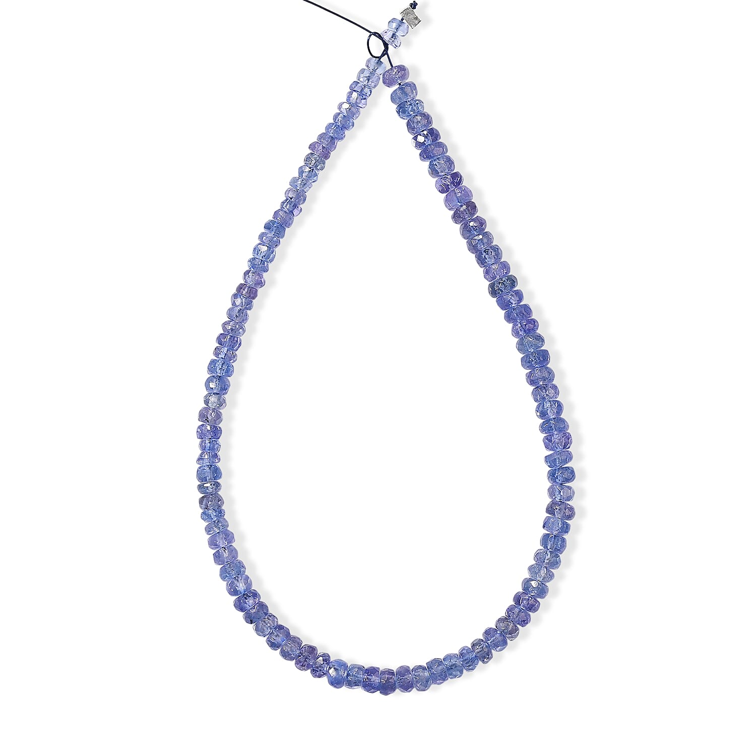 GCS Tanzanite Beaded Strand 28.00 ctw