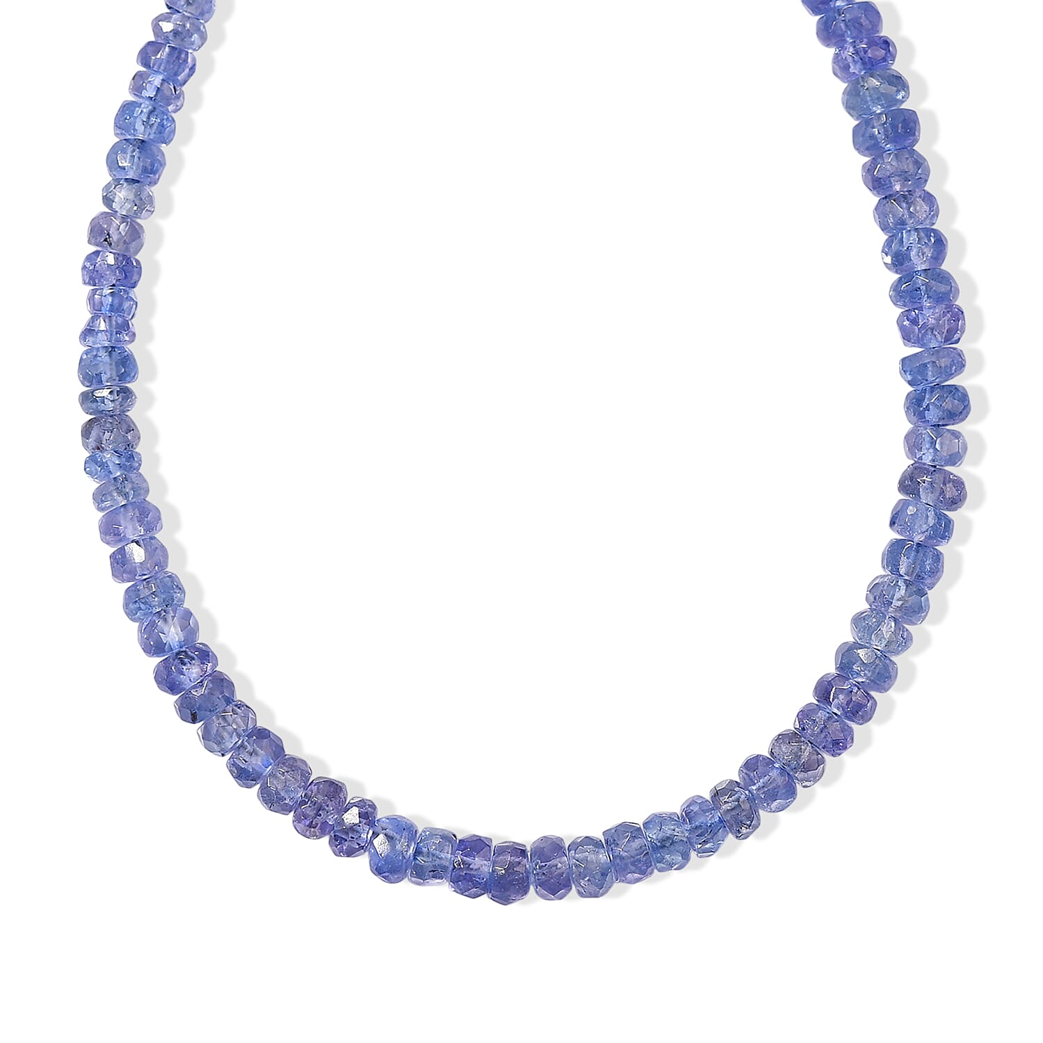 GCS Tanzanite Beaded Strand 28.00 ctw