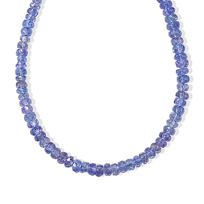 GCS Tanzanite Beaded Strand 28.00 ctw