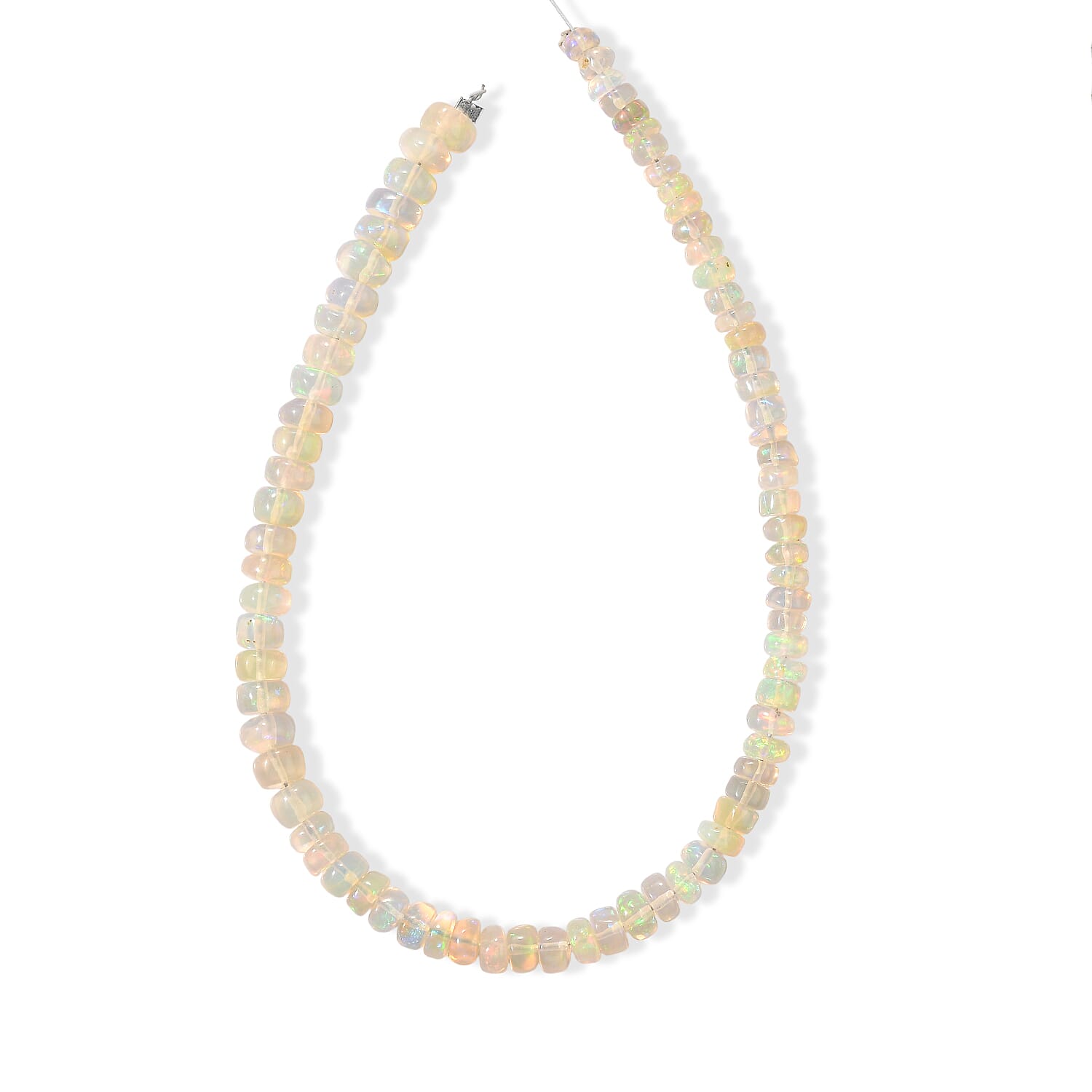 GCS Ethiopian Welo Opal Beaded Strand 25.50 ctw