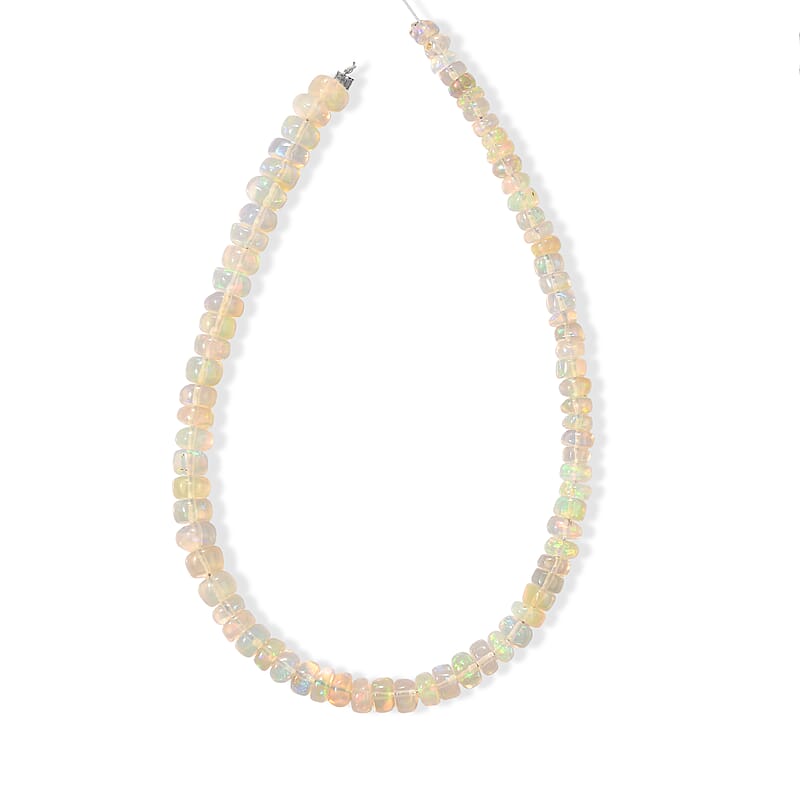 GCS Ethiopian Welo Opal Beaded Strand 25.50 ctw