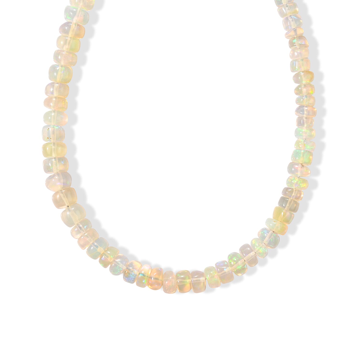 GCS Ethiopian Welo Opal Beaded Strand 25.50 ctw