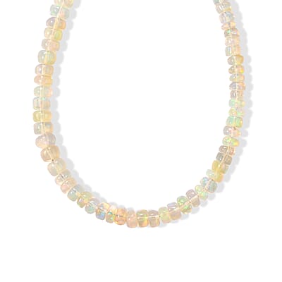 GCS Ethiopian Welo Opal Beaded Strand 25.50 ctw