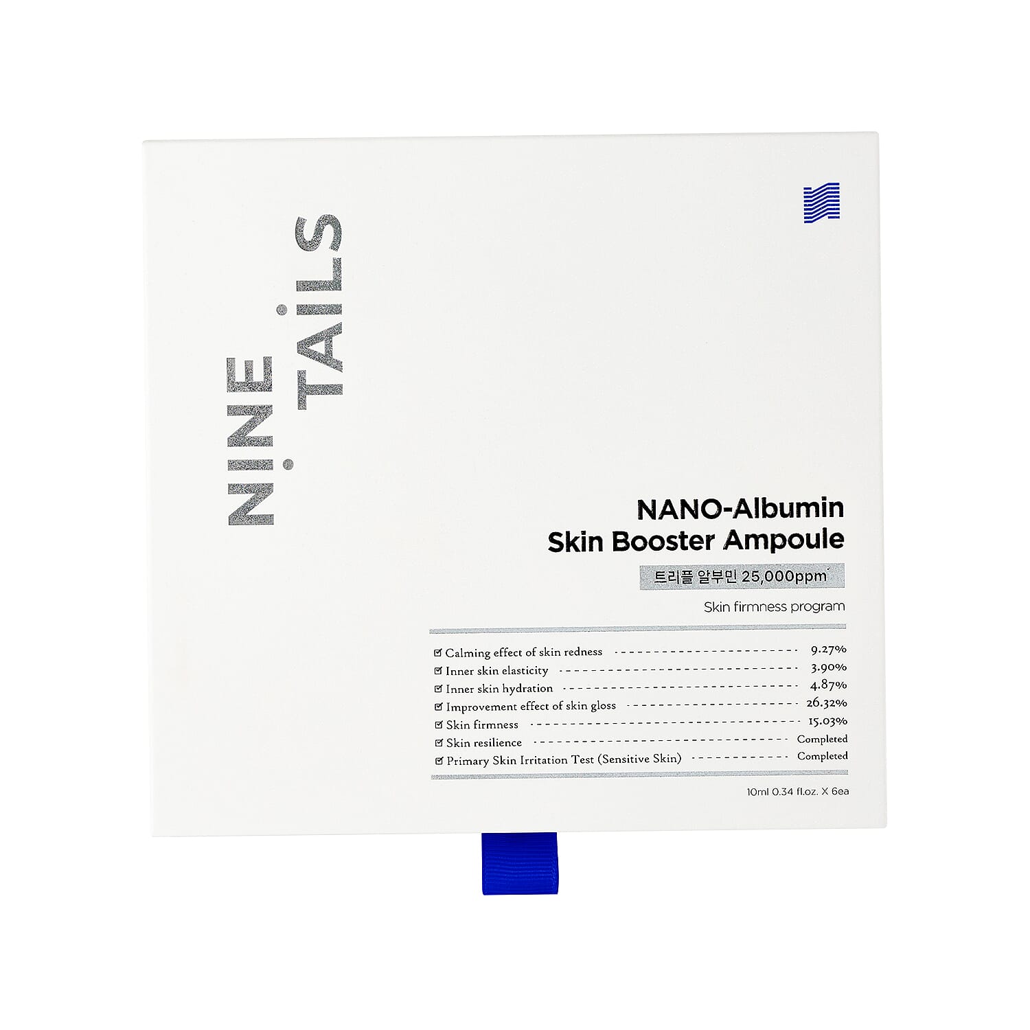 NiNE TAiLS Skin Booster Ampoule NANO- Albumin (Made in Korea) 6x0.34oz